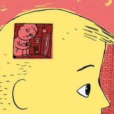 cabeça de criança autista