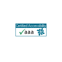 simbolo de certificado de acessibilidade aaa